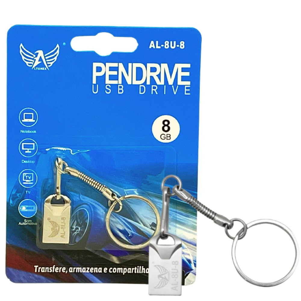 Pendrive Metal 8GB ALTOMEX AL-8U-8