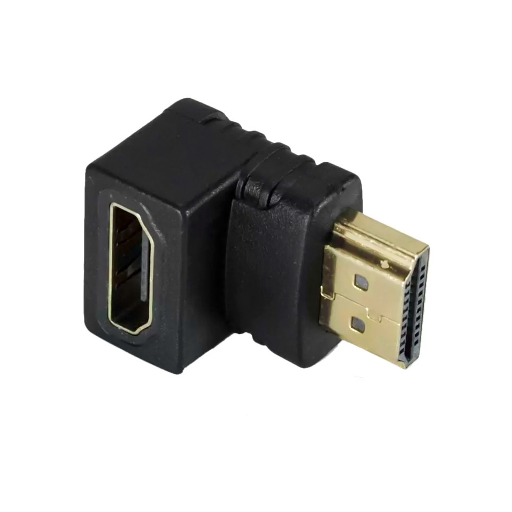 Adaptador HDMI-Fêmea x HDMI-Macho-90° XC-APP-HDMI