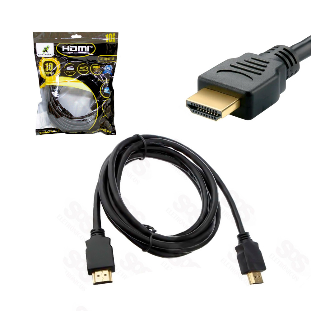 Cabo HDMI 10 Metros Com Filtro X-cell XC-HDMI-10