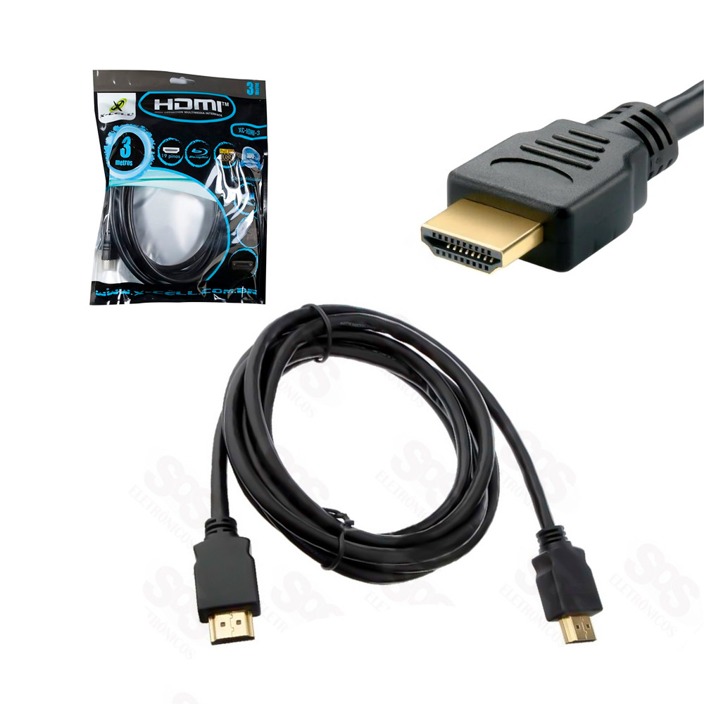 Cabo Hdmi 3 Metros Xc-hdmi-3 X-cell