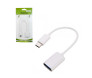 Cabo Adaptador Tipo C x USB OTG Fêmea Para Pendrive Teclado Mouse X-CELL XC-ADP-09