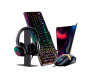 Kit Gamer 5 em 1 Onikuma com Headset com Suporte + Teclado + Mouse + MousePad, Preto - X7PRO